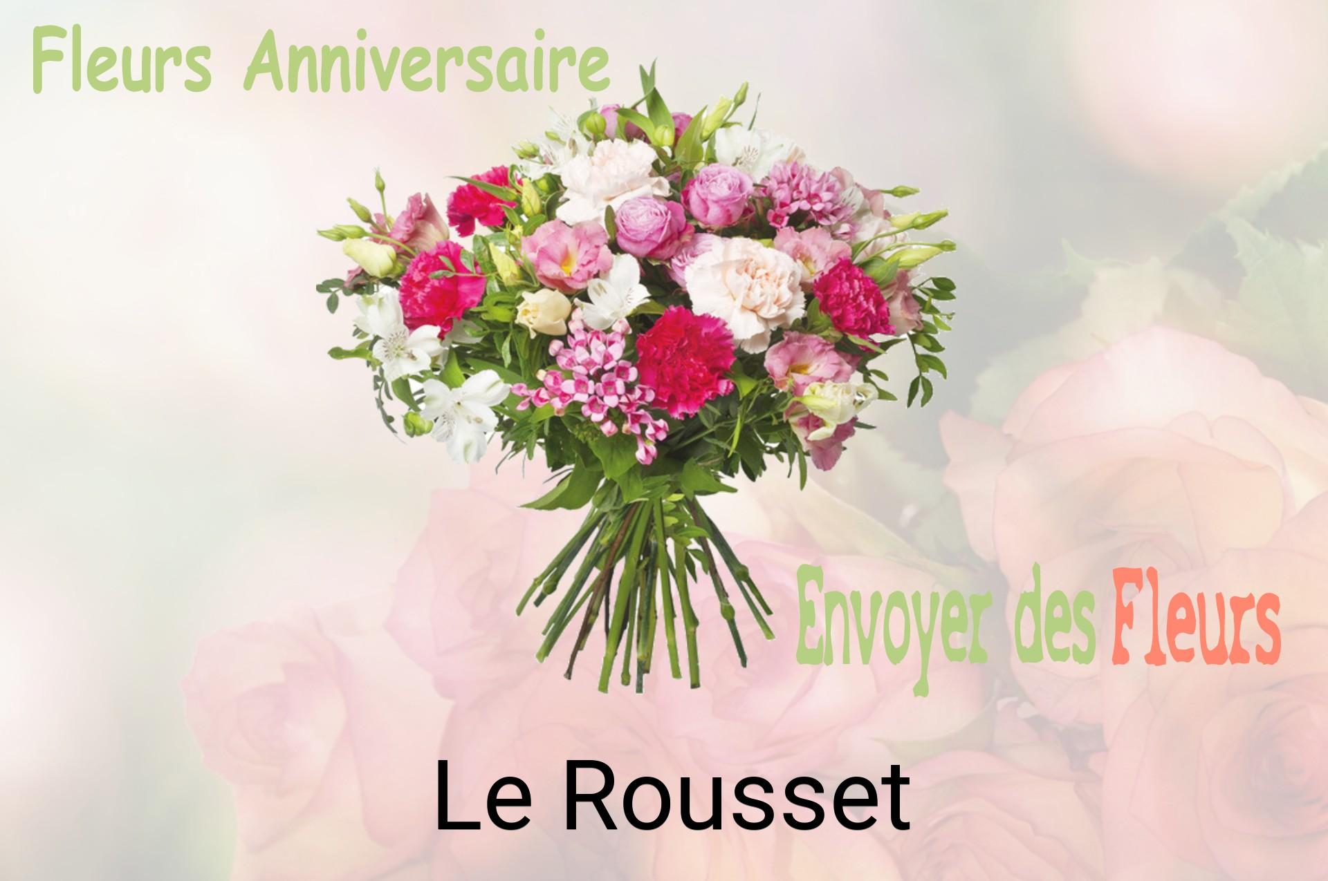 Bouquet de fleurs d’anniversaire livré à Le Rousset