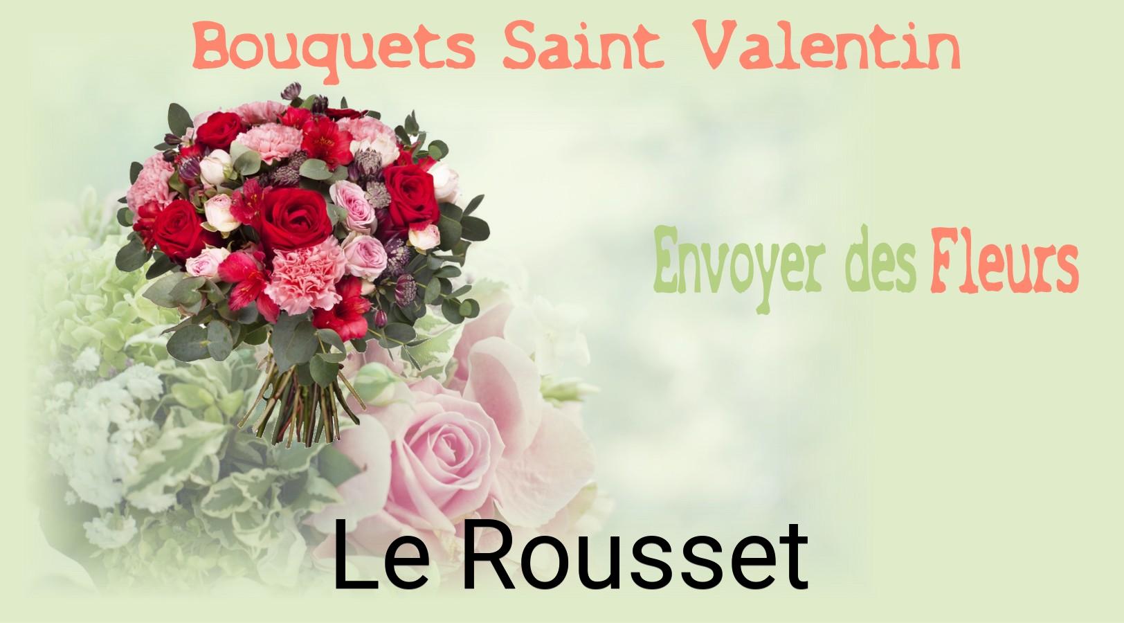Roses de Saint-Valentin livrées à Le Rousset